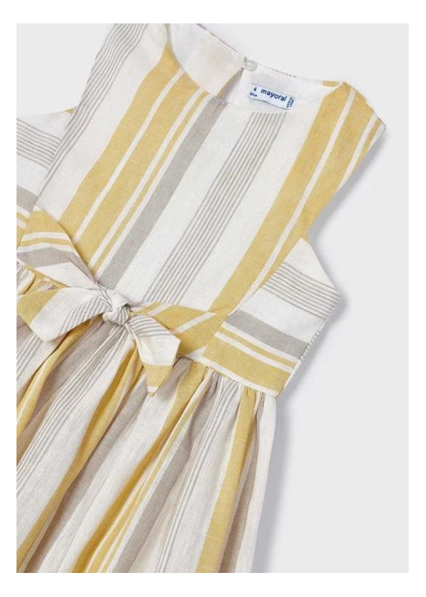 Vestido Linho C/Laço Mayoral