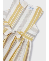 Vestido Linho C/Laço Mayoral