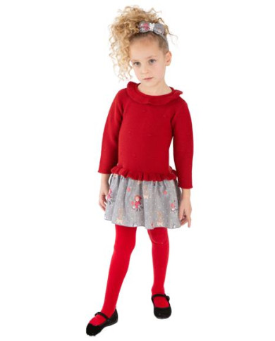 Vestido Combinado Alber Confecciones