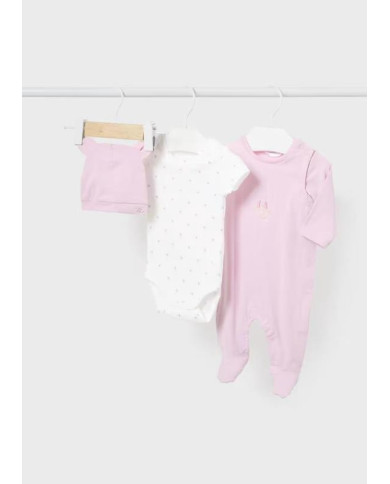 Pack Babygrow + Body + Gorro Mayoral