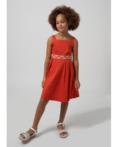 Vestido C/Cinto Bordado Mayoral
