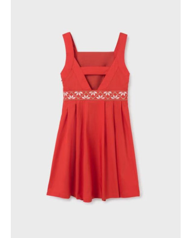 Vestido C/Cinto Bordado Mayoral