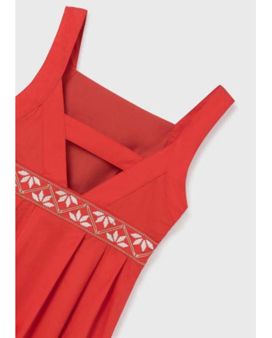 Vestido C/Cinto Bordado Mayoral