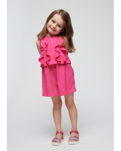 Macacão Crepe C/Folho Mayoral