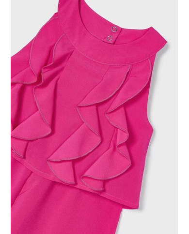 Macacão Crepe C/Folho Mayoral