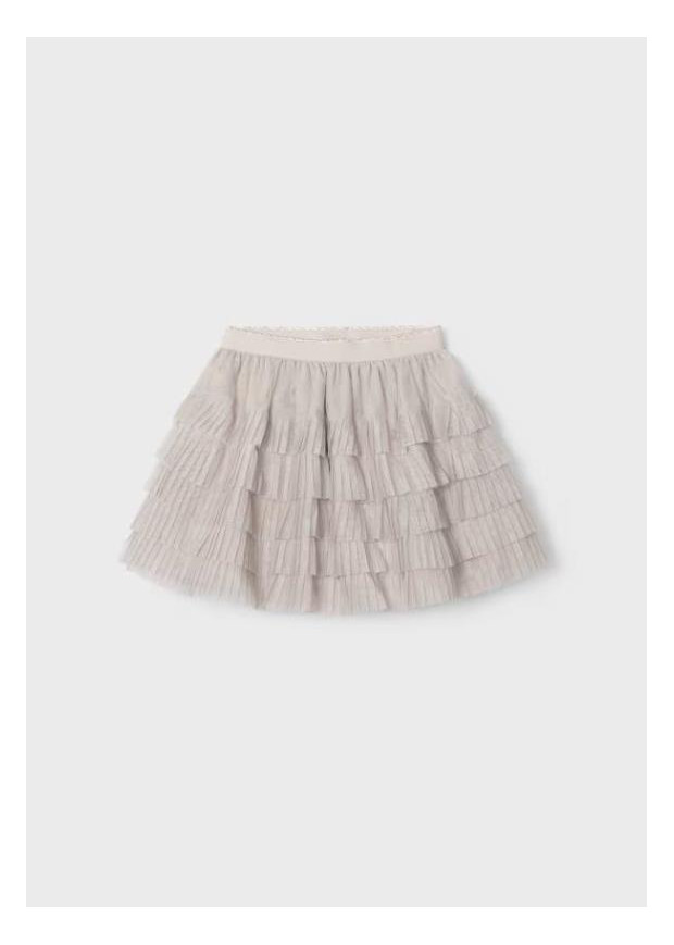 Saia Tule Plissada Mayoral