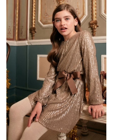 Vestido C/Lantejoulas Mayoral