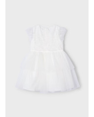 Vestido C/Tule Lantejoulas Mayoral
