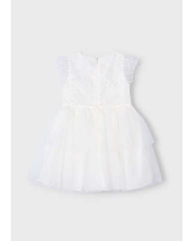 Vestido C/Tule Lantejoulas Mayoral