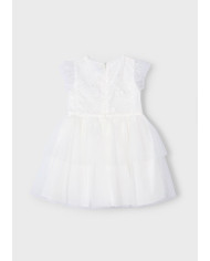 Vestido C/Tule Lantejoulas Mayoral
