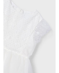 Vestido C/Tule Lantejoulas Mayoral